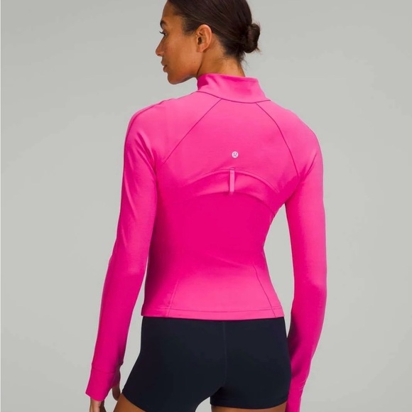 Lululemon Nulu Cropped Define Jacket Sonic Pink Zip Up with Pockets Size 0 - Picture 2 of 7